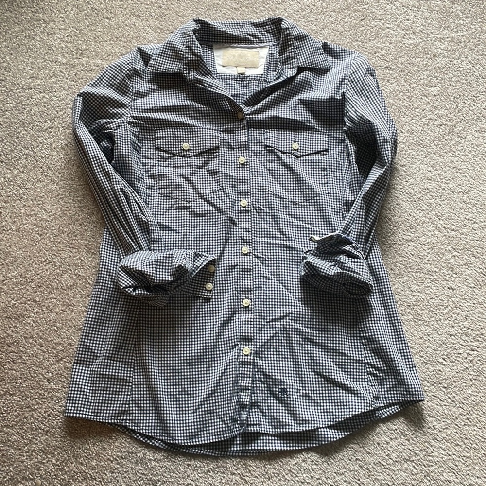 Gingham button down